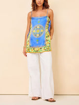 Süslü Mozaik Fayans Pantolon Takım