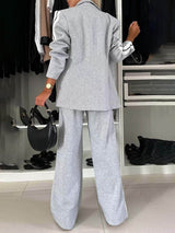 Blazer ve Cepli Pantolon Takımı