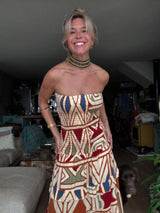 Summer Retro Bohemian Camisole Maxi Dress