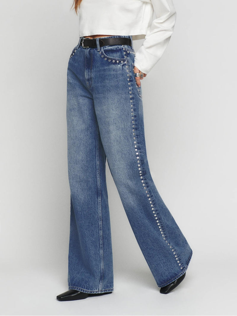 Abbie Wide Mid-Waisted Jeans