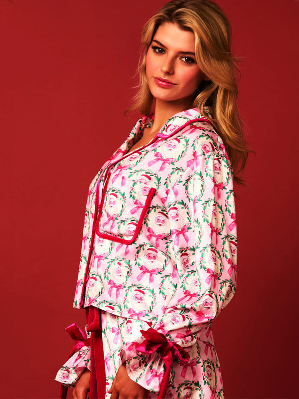 Hafif Kış Noel Pijama Takımı