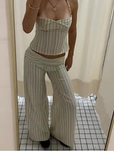 Timeless Stripes Pants Set
