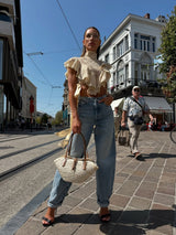 Lightness Streamer Lace Crop Top