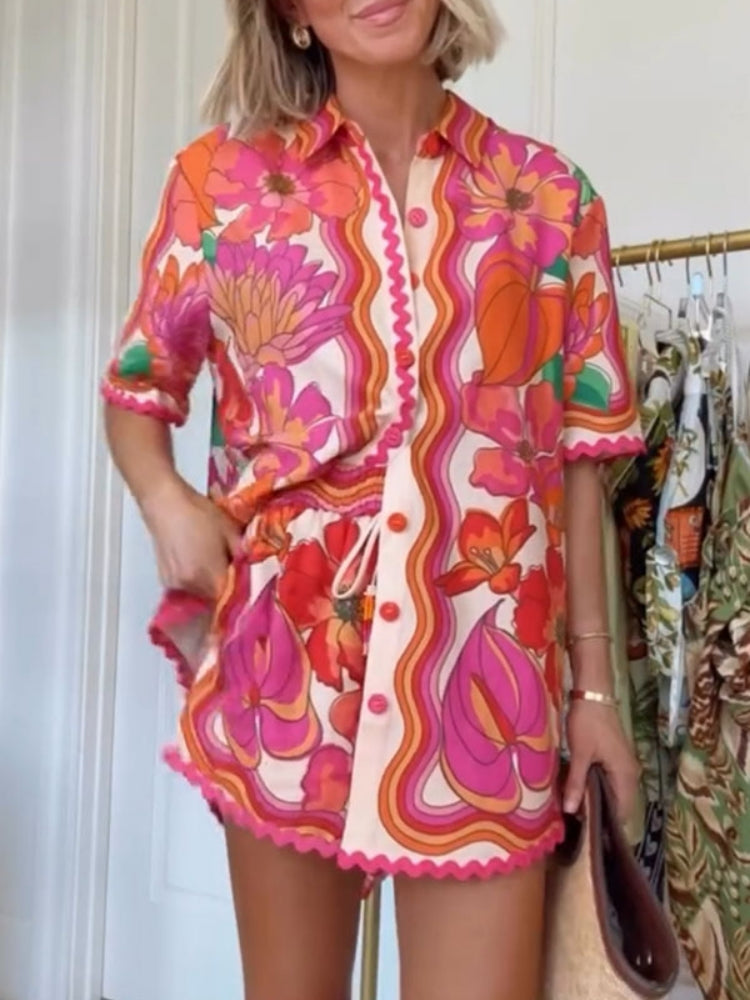 Casual Printed Shirt Outfit