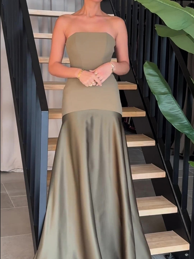 Voluminous Sleeveless Maxi