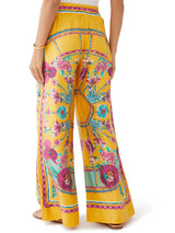 Şık Asimetrik Baskılı Üst ve Pantolon Takımı