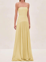Susan Sunshine Yellow Maxi Dress