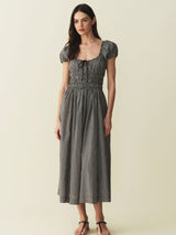 Quinn Elbise-Siyah Beyaz Kareli