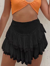 Noel Baba İşlemeli Kazak Mini Elbise