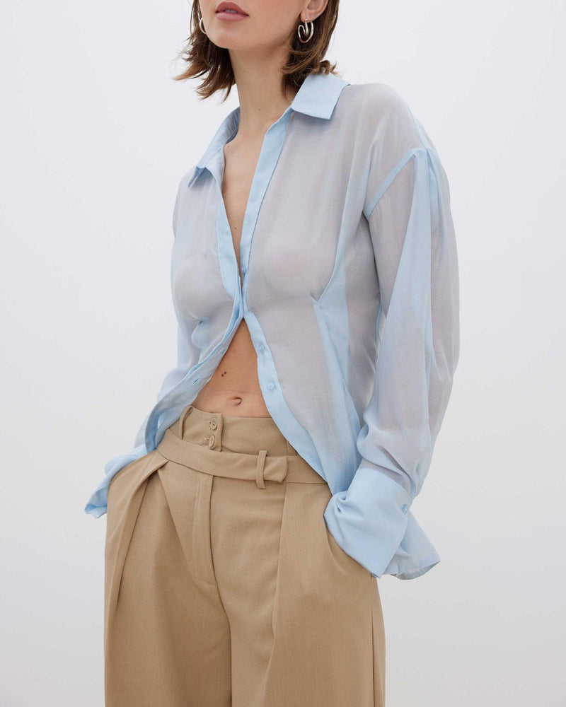 Enigma Semi Sheer Shirt