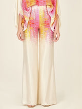 Abstract Waves İkili Takım - Sarı-Pembe