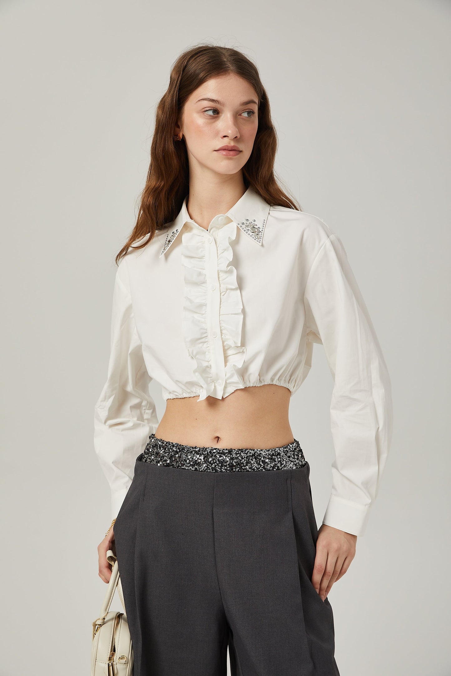 Éléonore süsleme pantolon