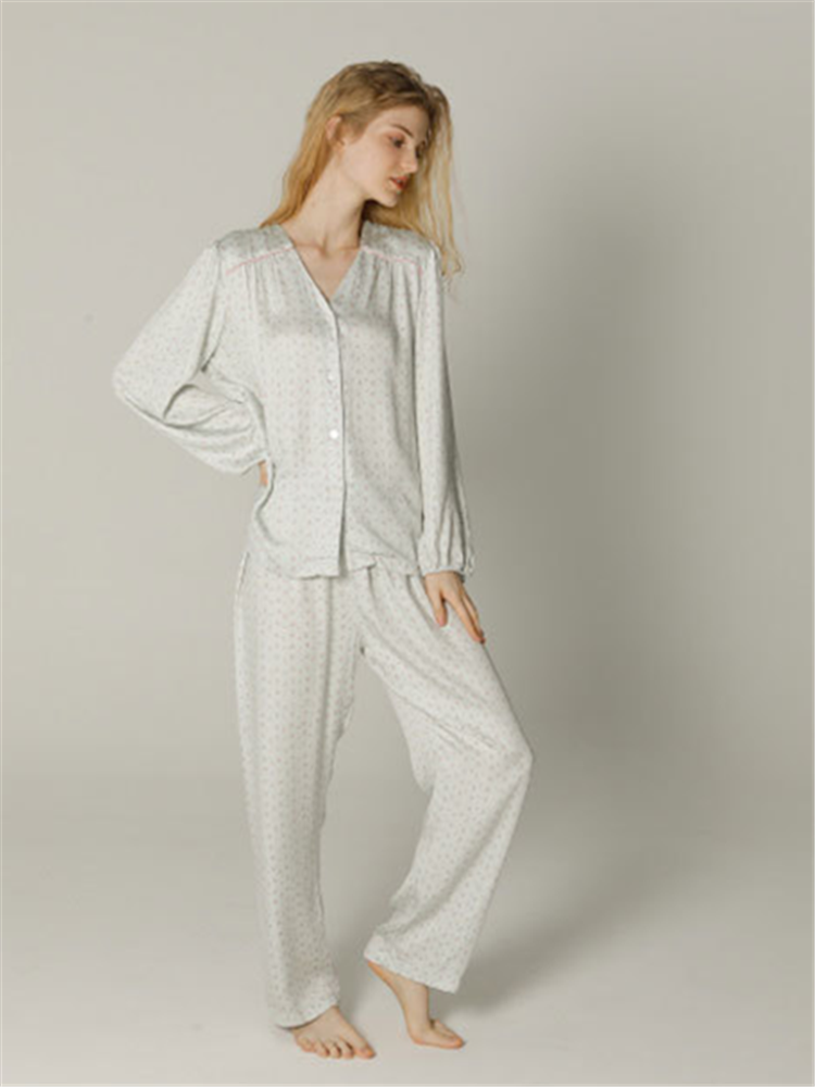 Petite Çiçekli Saten Pijama Takımı