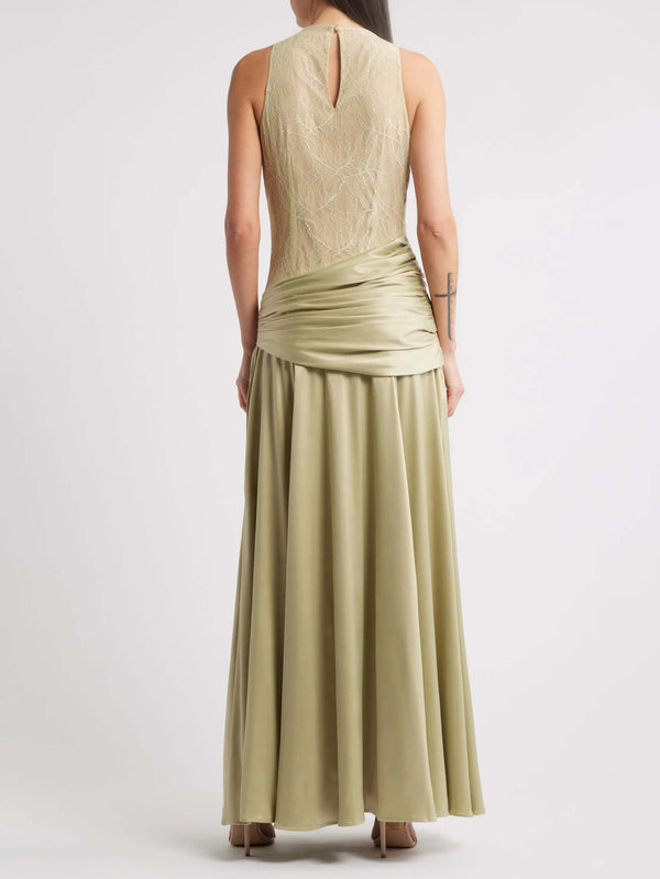 Dalia lace bodice maxi dress