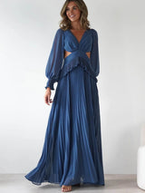 Sophisticated Open Back Gown