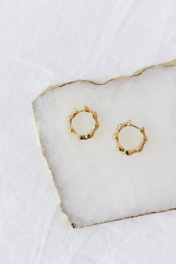 18 Ayar Altın Kaplama Final Aşaması Küpe