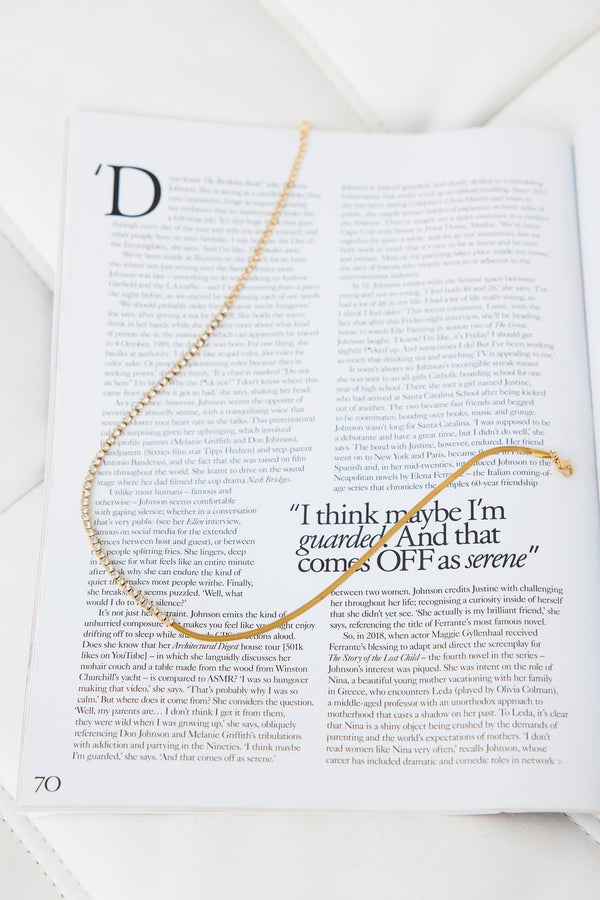 18 Ayar Altın Gün Batımı Pırıltılı Kolye Altın