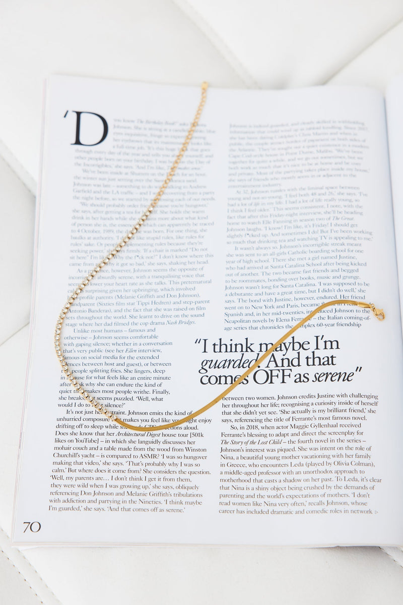 18 Ayar Altın Gün Batımı Pırıltılı Kolye Altın