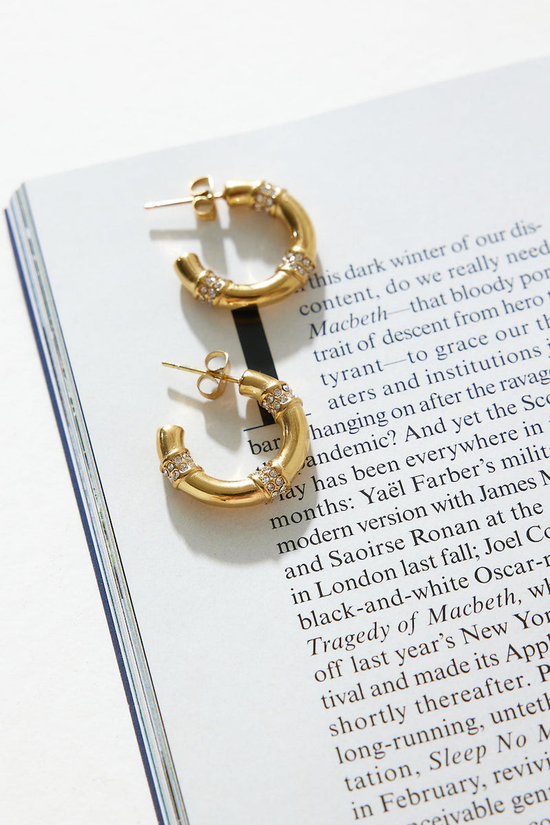 18 Ayar Altın Kaplama Zarif Halkalar Altın