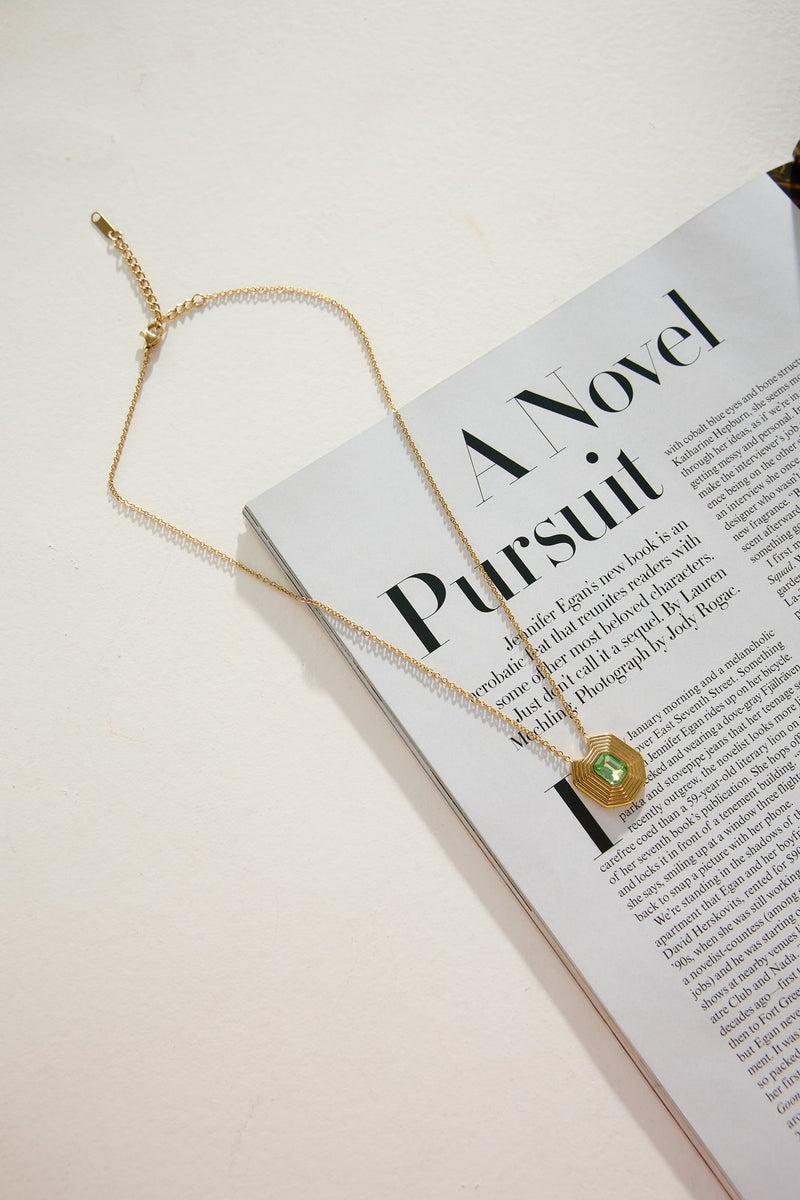 18 Ayar Altın Kaplama Yüksek Statü Kolye Altın