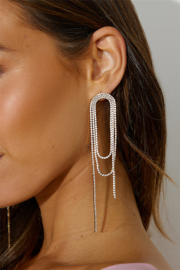 18 Ayar Altın Kaplama Fantezi Zaman Küpe Altın