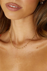 18 Ayar Altın Kaplama Kraliçe Şeyler Kolye Altın