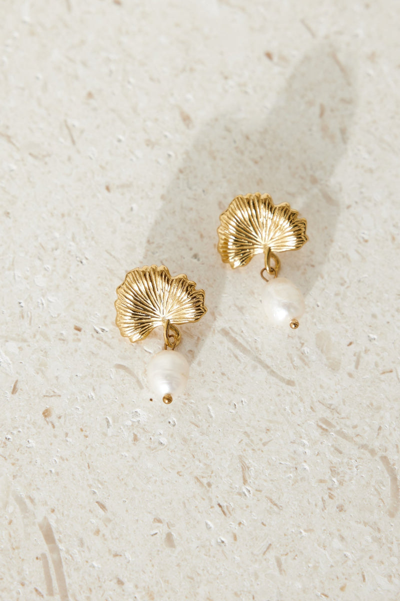 18 Ayar Altın Kaplama En Yeni Taşlı Küpe Altın