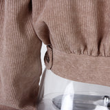 Günlük Kadife Fener Kollu Ceket