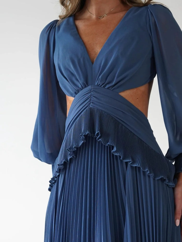 Sophisticated Open Back Gown