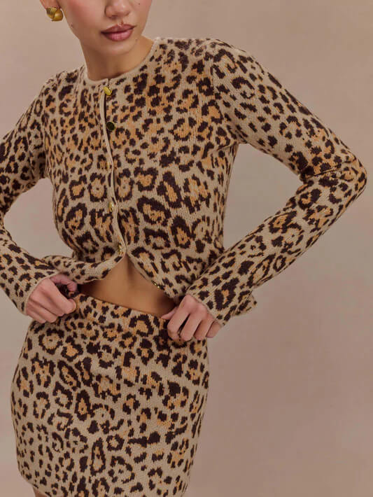 Marissa Örgü Hırka Etek Takımı