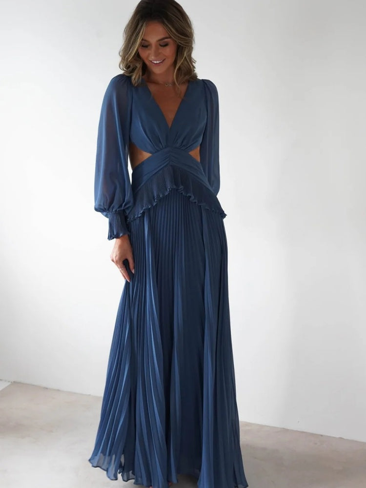 Sophisticated Open Back Gown