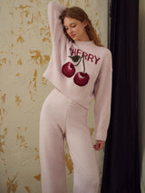 Yumuşak Yarım Kadife Süt Kiraz Takımı