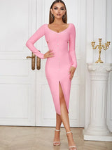 Minimalist Kesik Elbise