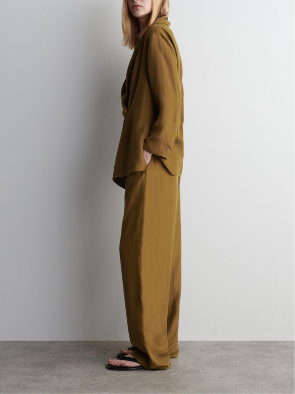 Shawl Lapel Suits Pants Set