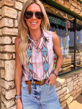 The Anson Aztec Button Down