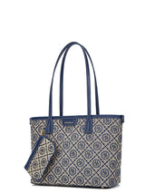 Jacquard Star Rhinestone Tote Bag