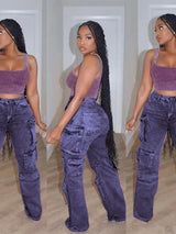 Sokak Stili Kargo Pantolon