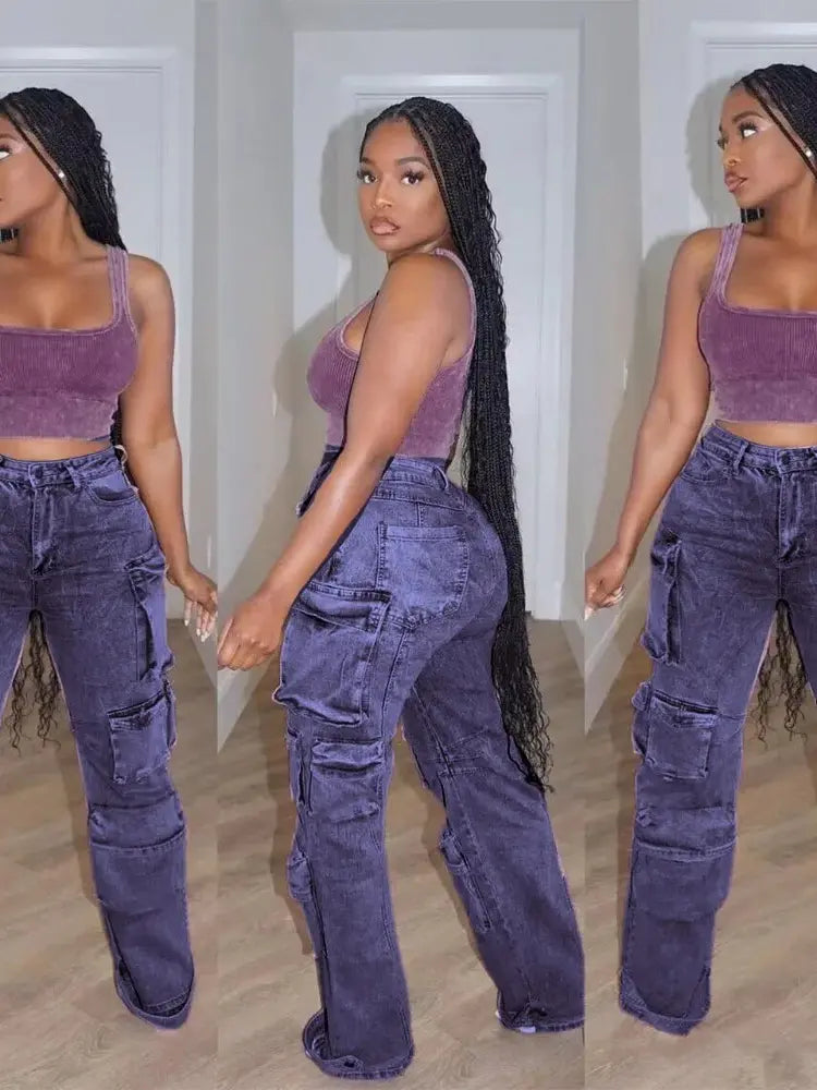 Sokak Stili Kargo Pantolon