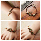 Noel El Yapımı Orman İnci Kar Tanesi Bileklik