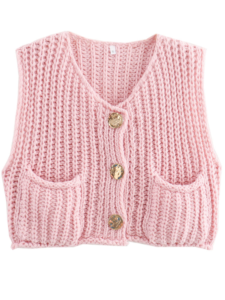 Kolsuz Kısa Örgü Hırka