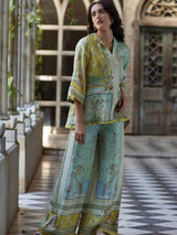 Flair Fusion Flowers Pants Set