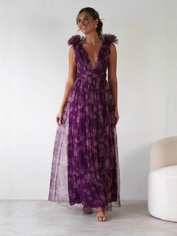 Bohemian Mesh Maxi Dress