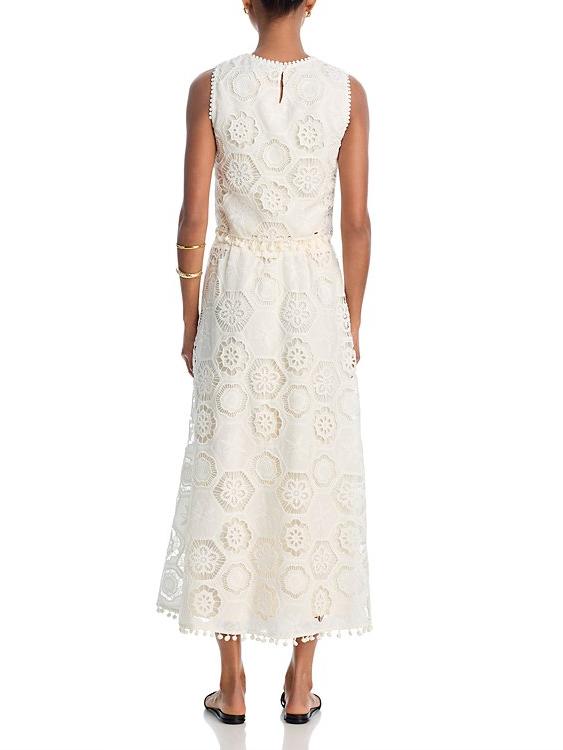 Square Crochet Tank Top & Maxi Skirt