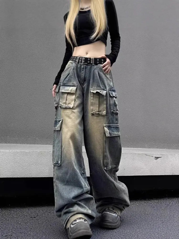 Yüksek Sokak Amerikan Kargo Jeanleri