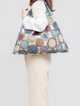 Kanvas Üçgen Çanta - Baskılı