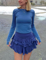 Delilah Fırfırlı Mini Etek