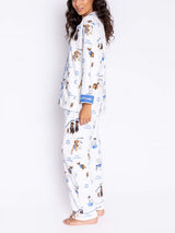 Sevimli Köpek Baskılı Pijama Takımı