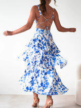 Floral V-Neck Slip Dress