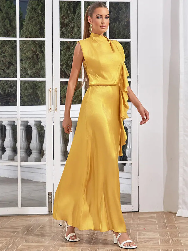 Dantel Askılı Kolsuz Elbise