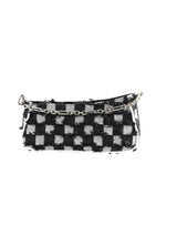 Checkerboard Chain Top Handle Shoulder Bag